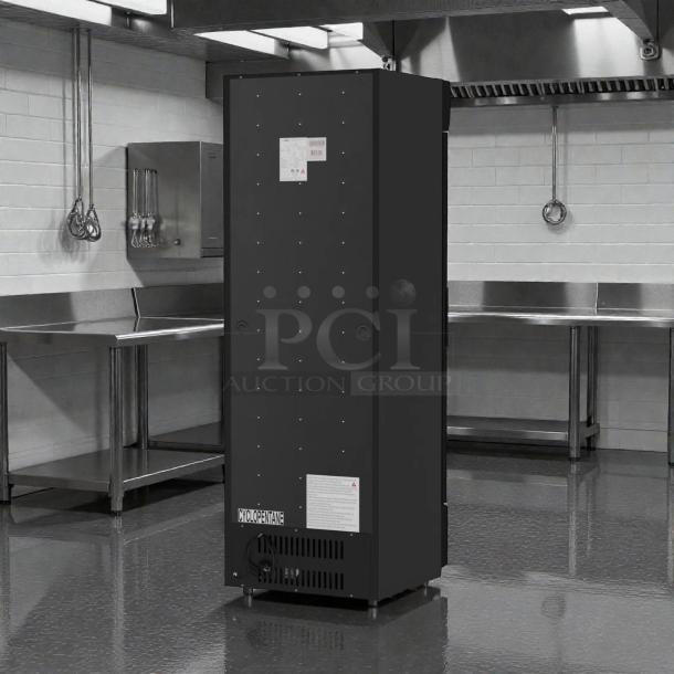 Brand new KoolMore MDR-1GD-12C one-door glass merchandiser refrigerator, 12 cu. ft., 24 in., ETL listed, premium condition.