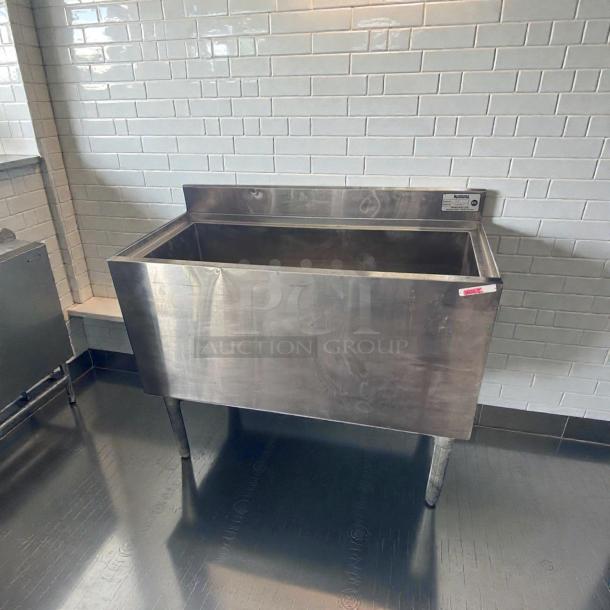 High-grade Krowne 48" ice bin with cold plate, NSF certified, fully tested, model 48-36-7, excellent condition.