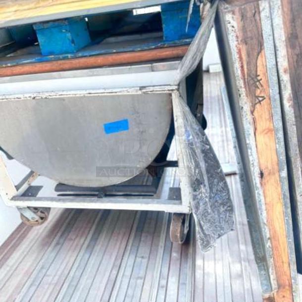 Commercial gas tilting skillet by Falcon Machinery, model FAL-L-TS-0352, in premium condition. Fully tested, NSF certified.