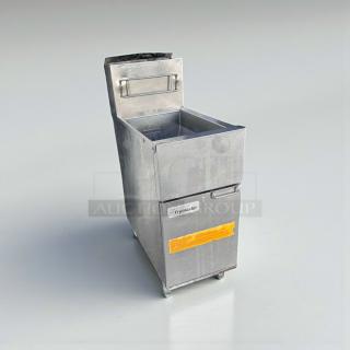 Frymaster ESG35T natural gas fryer, excellent condition, 40 lb capacity, NSF & ETL listed, fully tested, USA-made.