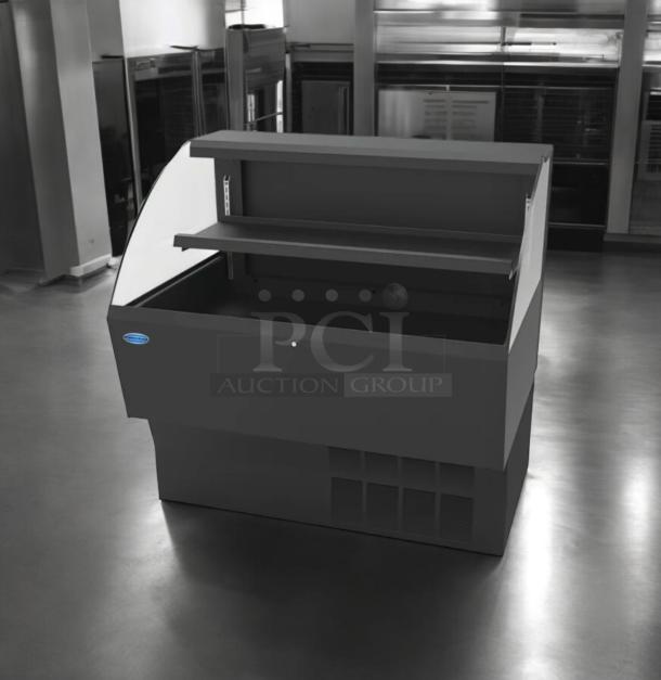 Federal ELPRSS-4 open display refrigerated merchandiser, 46 ¾" wide, exceptional condition, tested and operational.