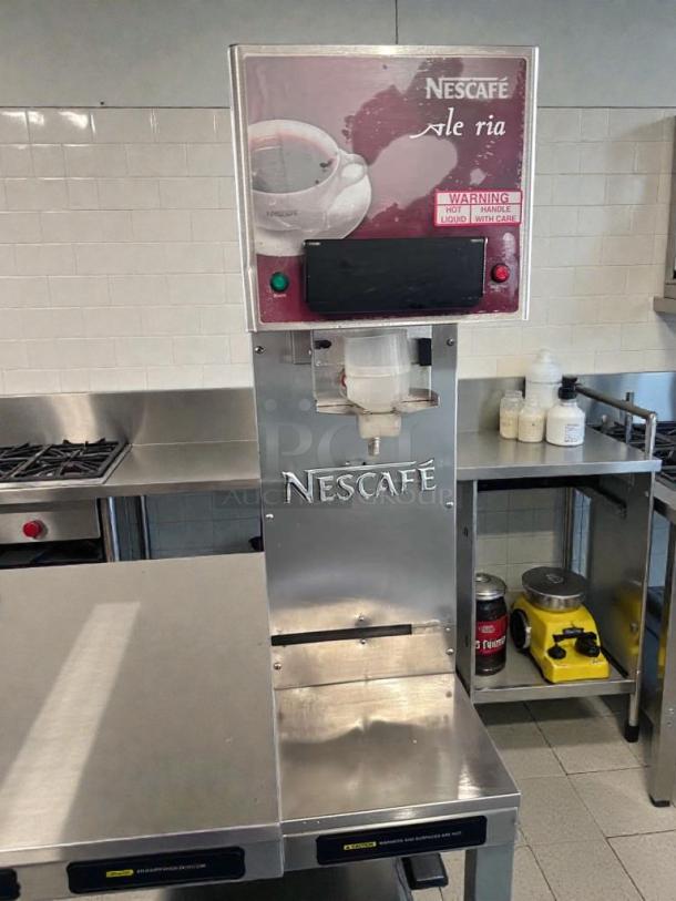 NESCAFÉ Cecilware JVA20B coffee dispenser, stainless steel, UL listed, 120V, premium condition, fully tested operational.