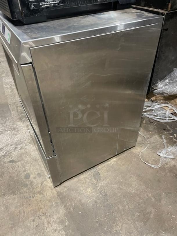 Hobart LXEC Advansys stainless steel undercounter dishwasher, Energy Star certified, includes full-size peg rack, 120V.