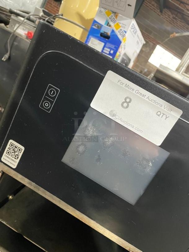 MerryChef Eikon E2S high-speed countertop oven; black; electric; model 2108213092096; scratches present; 208/240V 1 phase.