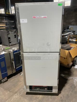 Metro Flavor Hold Series half-door single-section insulated holding/proofing cabinet, model C199H1N, on casters, used.