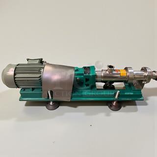 Tang Screw Feeding Pump, Model TNG-L-SCR-0422, in premium condition. Fully tested for continuous sauce and liquid transfer.