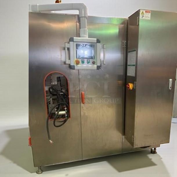 Premium condition TANG Two-Head Automatic Filling Machine, precision volume filler for sauces, fully tested, model TAN-L-FIL-0423.