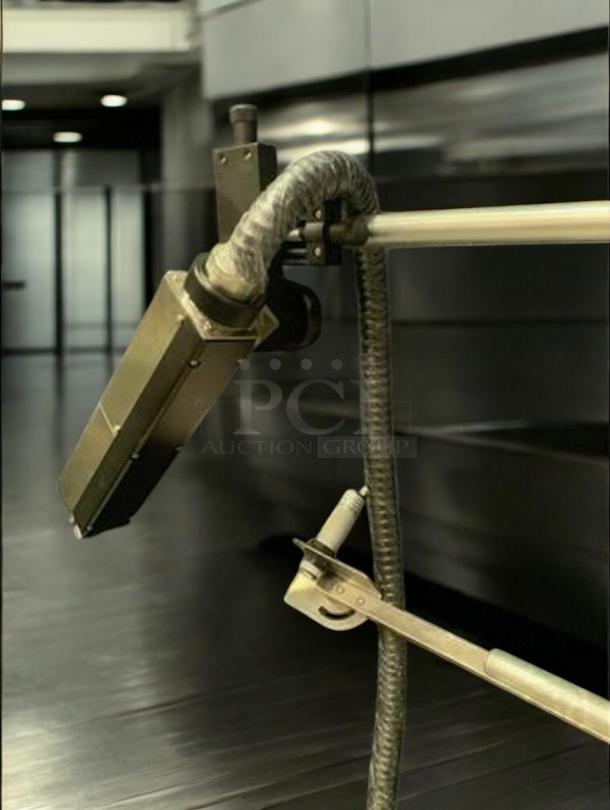 LANGDE Automatic Industrial Inkjet Printer for sale, premium condition, batch/date coding, tested, part of complete line.