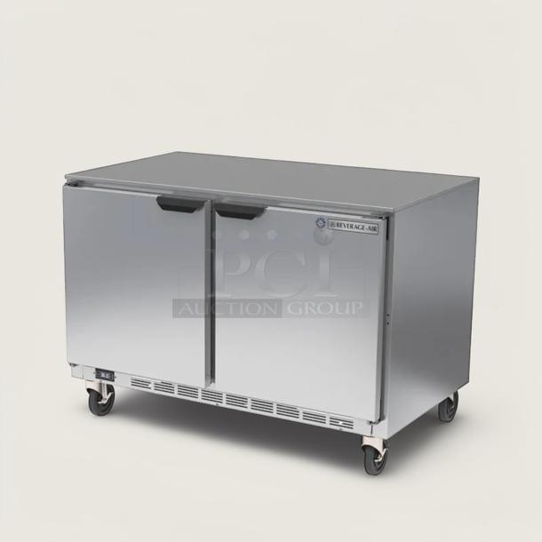 Outstanding Beverage-Air WTR48A commercial worktop refrigerator, 48 in, stainless steel, fully tested, UL Listed, great condition.