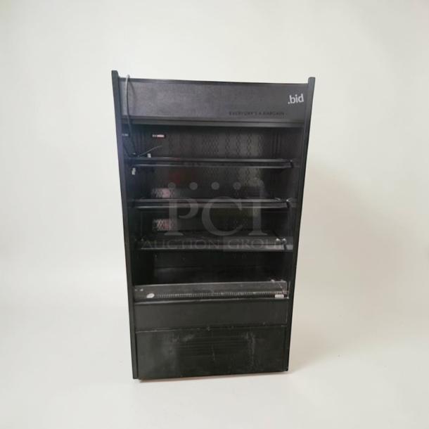 Structural Concepts Oasis B42, 42-inch open air refrigerated merchandiser, black finish, fully tested, UL Listed, 120V.