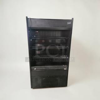 Structural Concepts Oasis B42, 42-inch open air refrigerated merchandiser, black finish, fully tested, UL Listed, 120V.