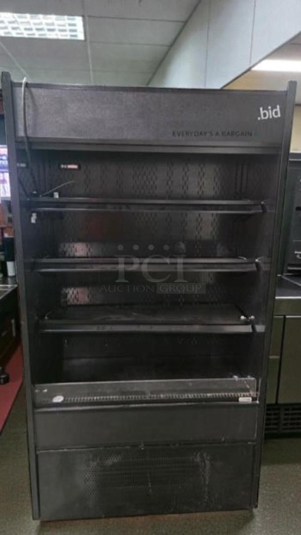 Structural Concepts Oasis B42 open-air merchandiser, 42-inch, black, UL listed, fully tested, excellent condition.