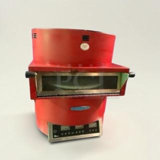 TurboChef Fire High-Speed Countertop Oven, red, ventless, model TURB-L-FIRE-0555, UL listed, exceptional condition.