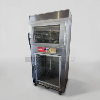 Nu-Vu SUB-123P commercial oven/proofer combo, premium condition, 208V 3 phase, UL listed, fully tested, operational.
