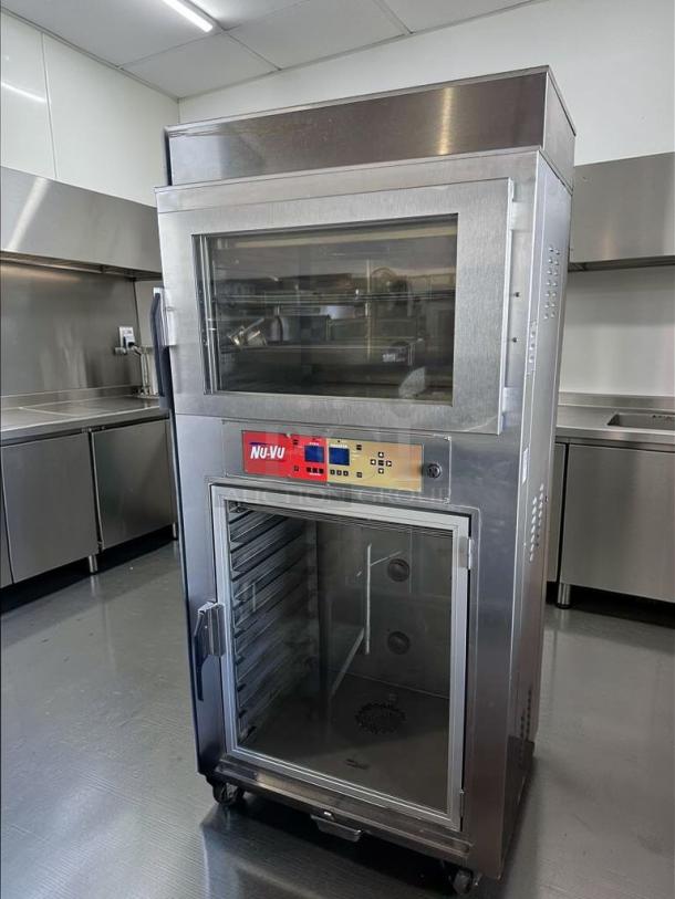 Nu-Vu SUB-123P commercial oven/proofer combo, stainless steel, premium condition, UL listed, fully tested, 208V 3 phase.