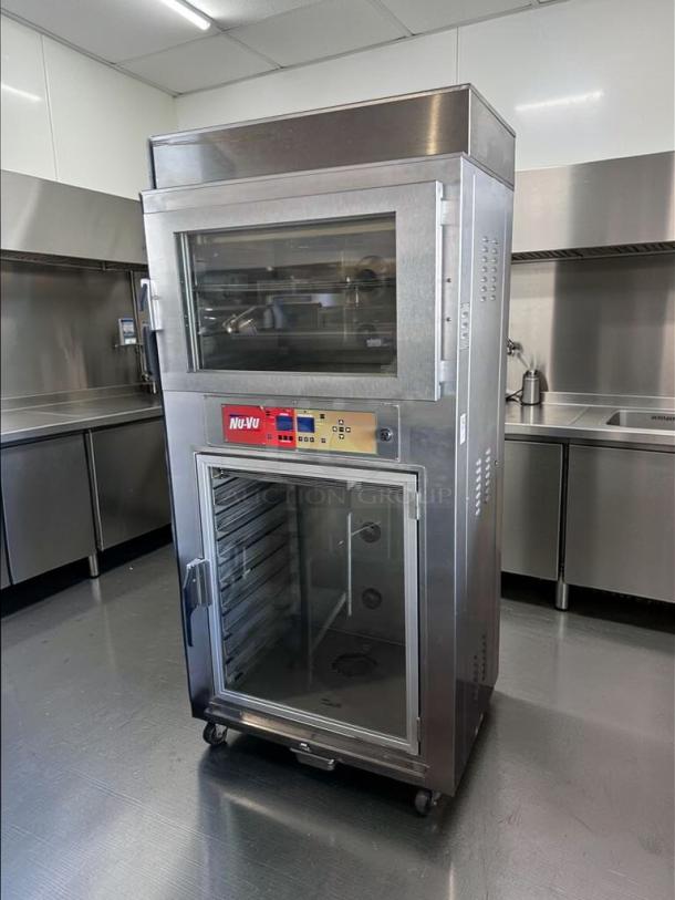 Nu-Vu SUB-123P commercial oven/proofer combo, stainless steel, UL listed, 208V 3 phase, premium condition, fully operational.