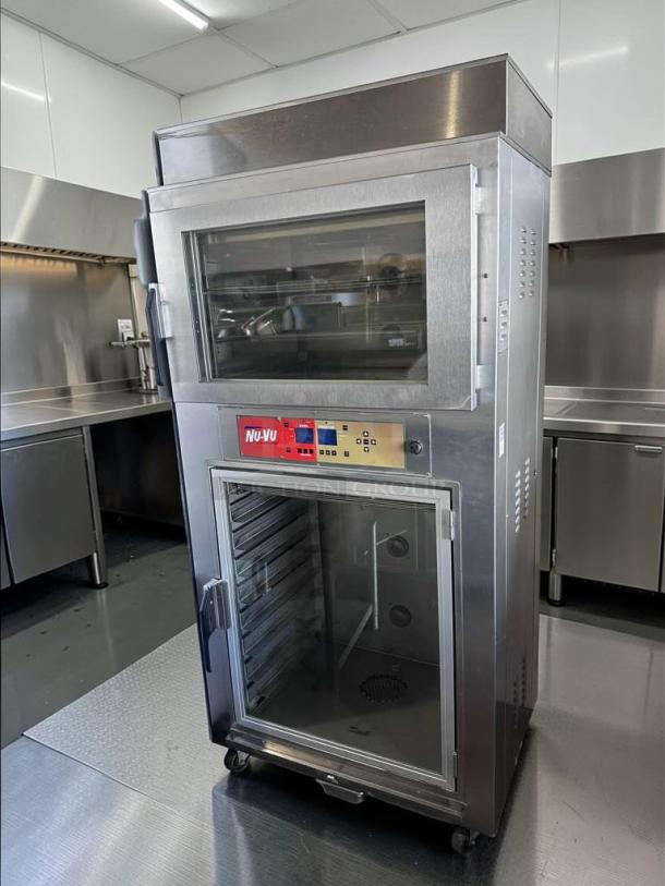 Nu-Vu SUB-123P commercial oven/proofer combo, 208V 3 phase, stainless steel, UL listed, premium condition, fully tested.