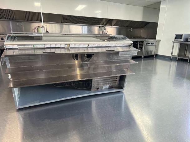 Duke Sub-CP-TC48M 48” refrigerated prep table in excellent condition, stainless steel, fully tested, operational.