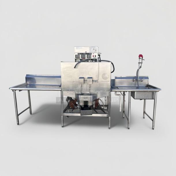 American Dish Service 5-AGS commercial glass washer, prime condition, 120V, stainless steel, NSF listed, fully tested.