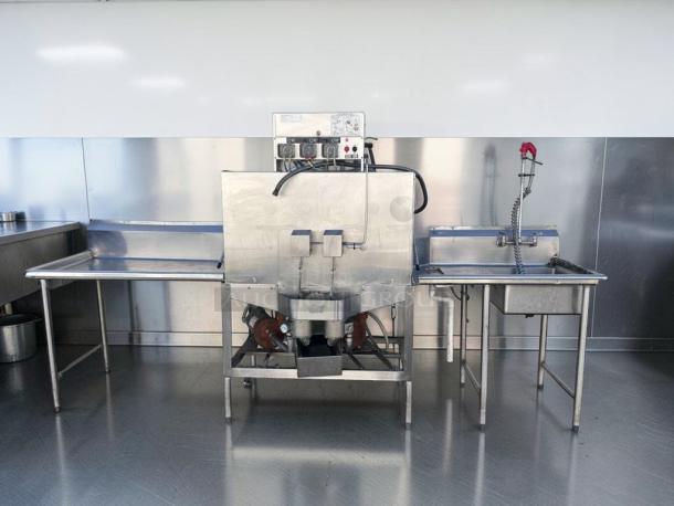 American Dish Service 5-AGS commercial glass washer in prime condition, 120V, NSF listed, fully tested and operational.