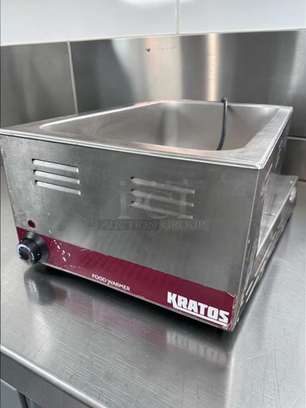 Kratos ENFW1204K food warmer, full size 12"x20", stainless steel, excellent condition, 120V, UL & NSF listed, fully tested.
