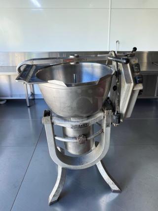 Hobart Commercial Vertical Cutter Mixer, stainless steel, heavy-duty, superior condition, fully tested, model HOB-L-VCM-0610.
