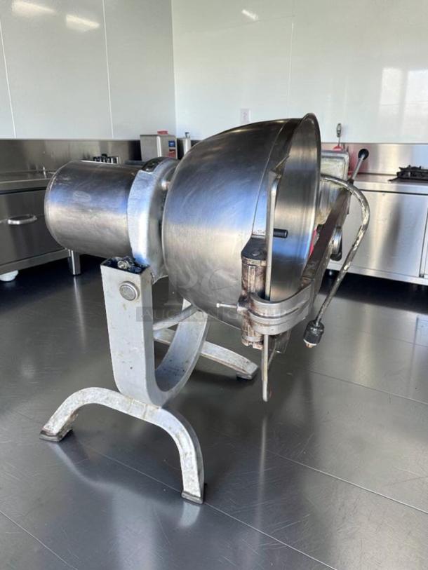 Hobart Commercial Vertical Cutter Mixer, stainless steel, superior condition, heavy-duty, fully tested and operational.