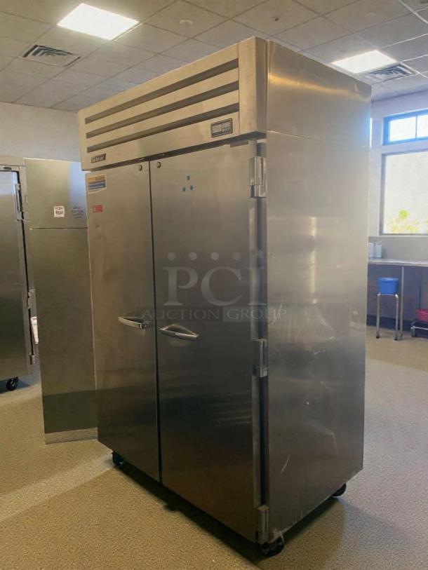 Turbo Air PRO-50F commercial 2-door reach-in freezer, stainless steel, premium condition, 115V, fully tested and working.