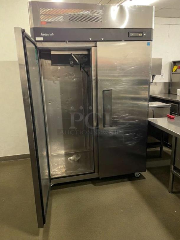 Turbo Air M3F47-2 commercial reach-in freezer, excellent condition, 115V/single phase, tested fully working, Long Beach, CA.