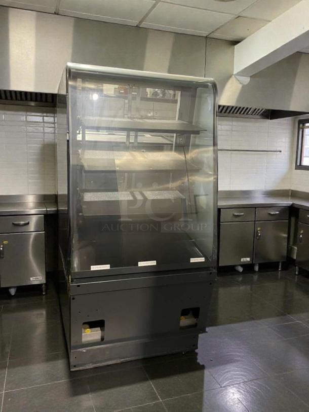 Structural Concepts SB2755 refrigerated bakery display case, 220V, single phase, premium condition, fully tested, USA-made.