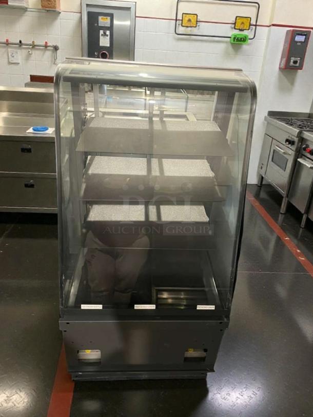 Premium condition Structural Concepts SB2755 refrigerated bakery display case, 220V, single phase, fully tested and working.
