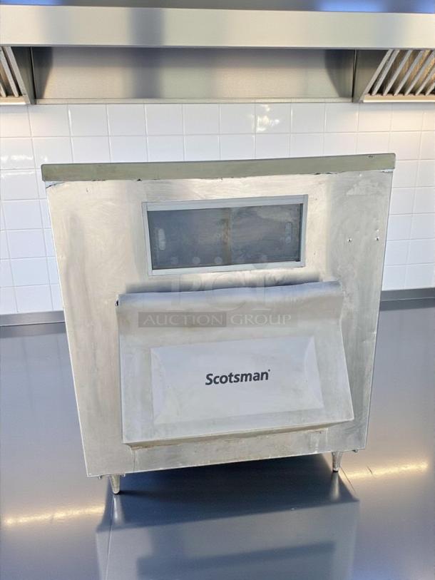 Scotsman Ice Storage Bin, Model BH1100BB-A, immaculate condition, NSF certified, inspected, stainless steel.