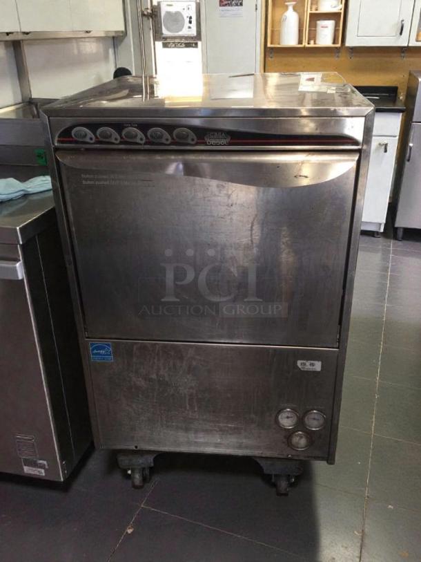 Krono DUPLA 50 USA commercial undercounter dishwasher, stainless steel, premium condition, 220-240V, fully tested.