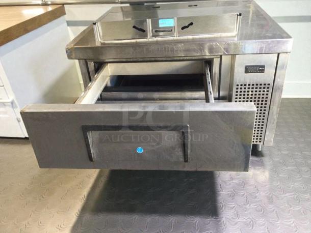 Traulsen TRCB-36 refrigerated chef base, premium condition, 36-inch, 115V, stainless steel, Fort Worth, fully tested.