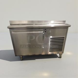 ICM Stainless SCSLC-1800 refrigerated undercounter unit, immaculate condition, stainless steel, 120/220V, fully tested.
