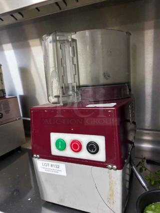 Commercial food processor with bowl and lid assembly in excellent condition. NSF approved, fully inspected, model FP-S-BOWL-0372.