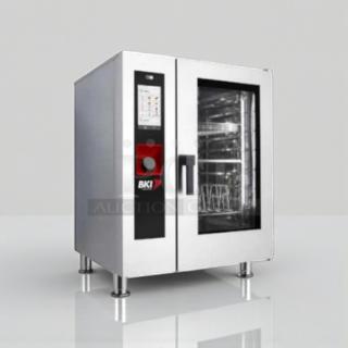 BKI ETE102R Commercial Electric Combi Oven, boilerless, 208V/3 Phase, UL & ETL Listed, premium condition, fully tested and operational.