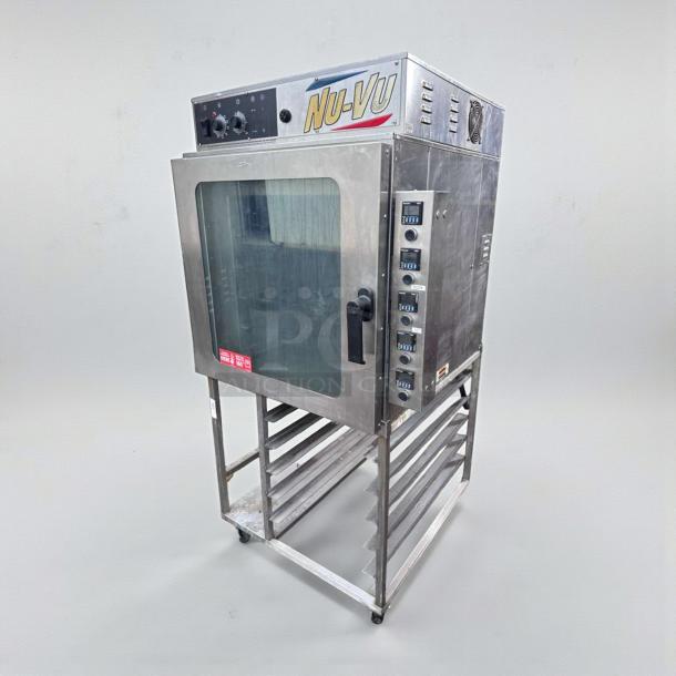 Nu-Vu RM-5T commercial rethermalization oven, 208V/3 Phase, stainless steel, ETL & NSF listed, premium condition, fully tested.