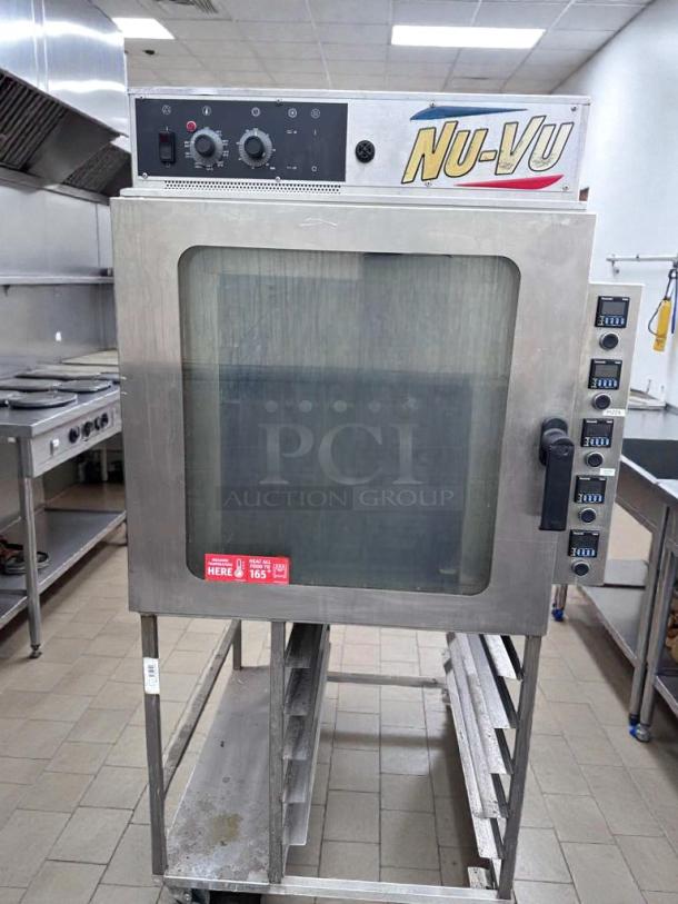 Nu-Vu RM-5T commercial rethermalization oven, 208V, 3-phase, stainless steel, ETL & NSF listed, premium condition, fully tested.