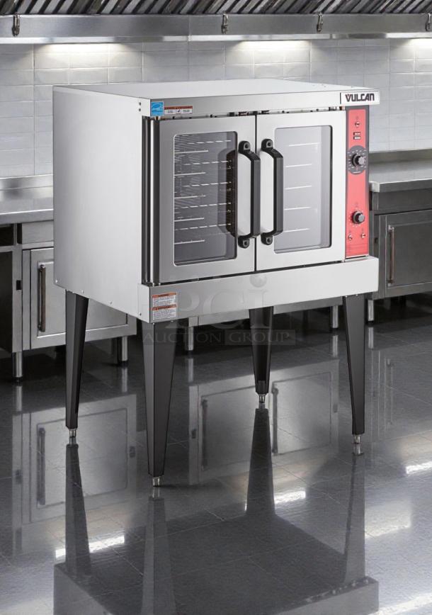 Excellent Condition Vulcan VC4GD-2 Gas Convection Oven, 50,000 BTU, Single Deck, Solid State Controls, UL Listed, Tested.