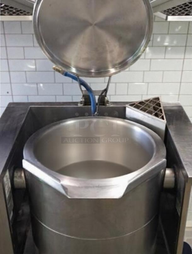 Electrolux Professional GU5EOE0000 commercial tilting boiling pan, premium condition, stainless steel, UL listed, fully tested.