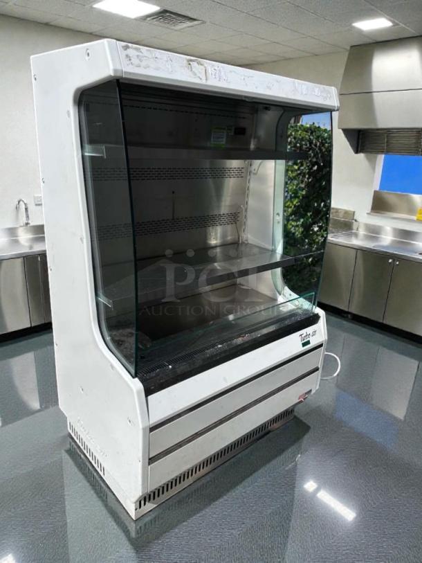Turbo Air TOM-40MW-N 40" open air merchandiser refrigerator, premium condition, R290, UL/NSF listed, fully tested.