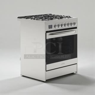 Brand new KoolMore KM-FR30G-SS 30" stainless steel gas range, freestanding, CSA certified, in original box.