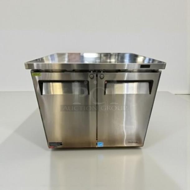 Turbo Air MUF-36-N undercounter refrigerator in excellent condition, stainless steel, 115V, single phase, fully tested and working.