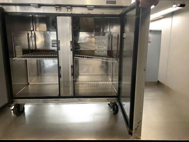 Turbo Air MUF-36-N undercounter refrigerator, excellent condition, 115V/single phase, open door view, fully tested.