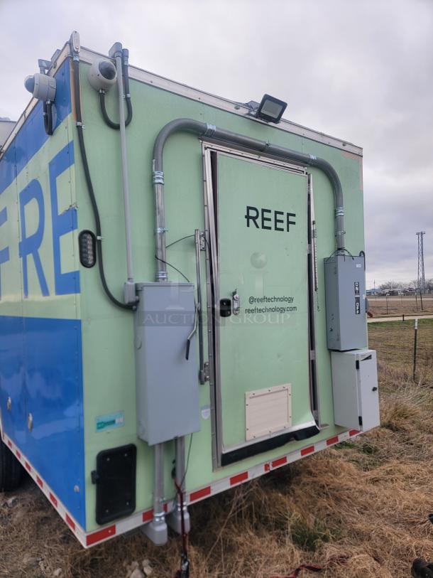 Rock Solid Cargo 24' mobile kitchen trailer, dual-axle, needs cleaning. Features include Arctic Air fridge, Wells griddle, CaptiveAire hood.