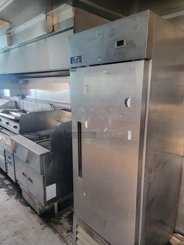 High-capacity 2020 Diamond Cargo mobile kitchen with Arctic Air freezer, commercial fryers, Prática Forza STi oven, stainless prep station.