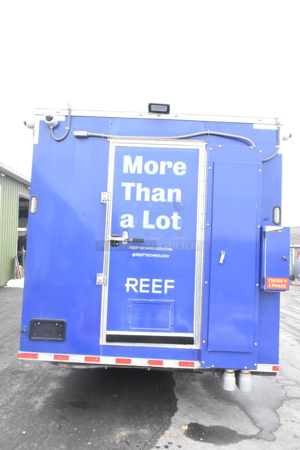 Blue Rock Solid Cargo 24' mobile kitchen trailer, branded "Reef." Equipped with commercial-grade appliances. New and unused.