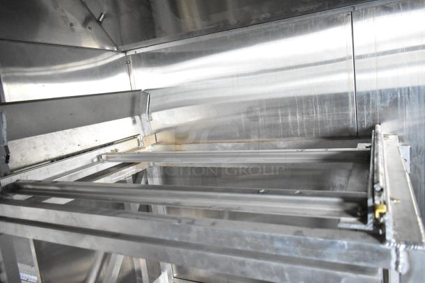 Brand new 2021 Rock Solid Cargo 24' mobile kitchen trailer, fully outfitted with commercial-grade equipment, stainless steel interior.