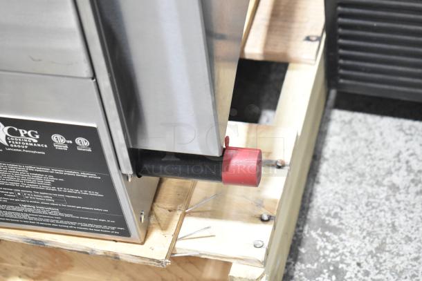 Brand new Cooking Performance Group 72" natural gas griddle, model GT-CPG-72-NL, with thermostatic controls, 180,000 BTU.